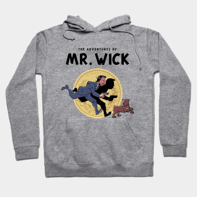 The Adventures Of Mr. Wick Hoodie by Three Meat Curry